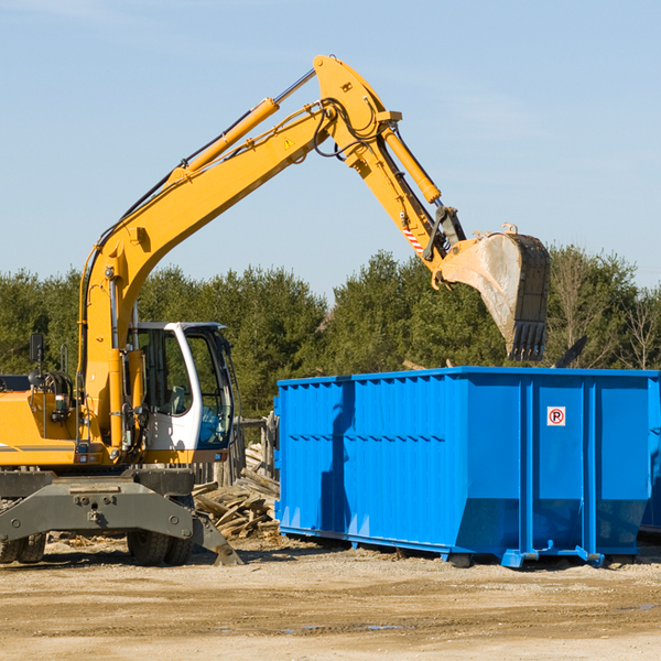 what happens if the residential dumpster is damaged or stolen during rental in Notasulga AL